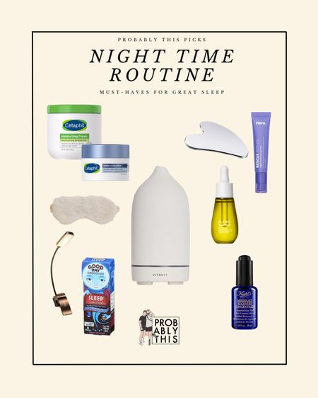 On the blog this week: our nighttime routine MUST HAVES! Featuring Elemis, Cetaphil, Kiehl’s, Vitruvi and more 😴 