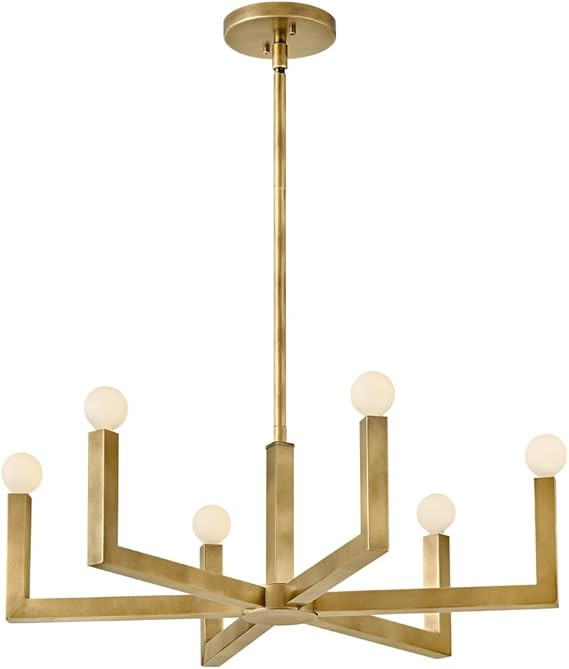 Hinkley Ezra Medium Single Tier Chandelier, Heritage Brass | Amazon (US)