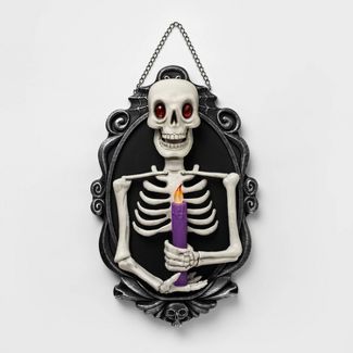 Animated Half Skeleton in Frame Halloween Decorative Prop - Hyde & EEK! Boutique™ | Target