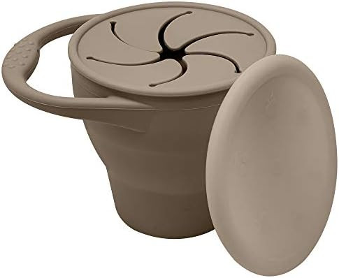 BraveJusticeKidsCo | Snack Attack Snack Cup | Collapsible Silicone Snack Container | Toddler and ... | Amazon (US)