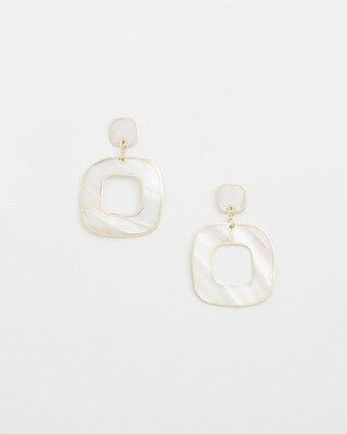 Mother of Pearl Square Earrings | Chico's