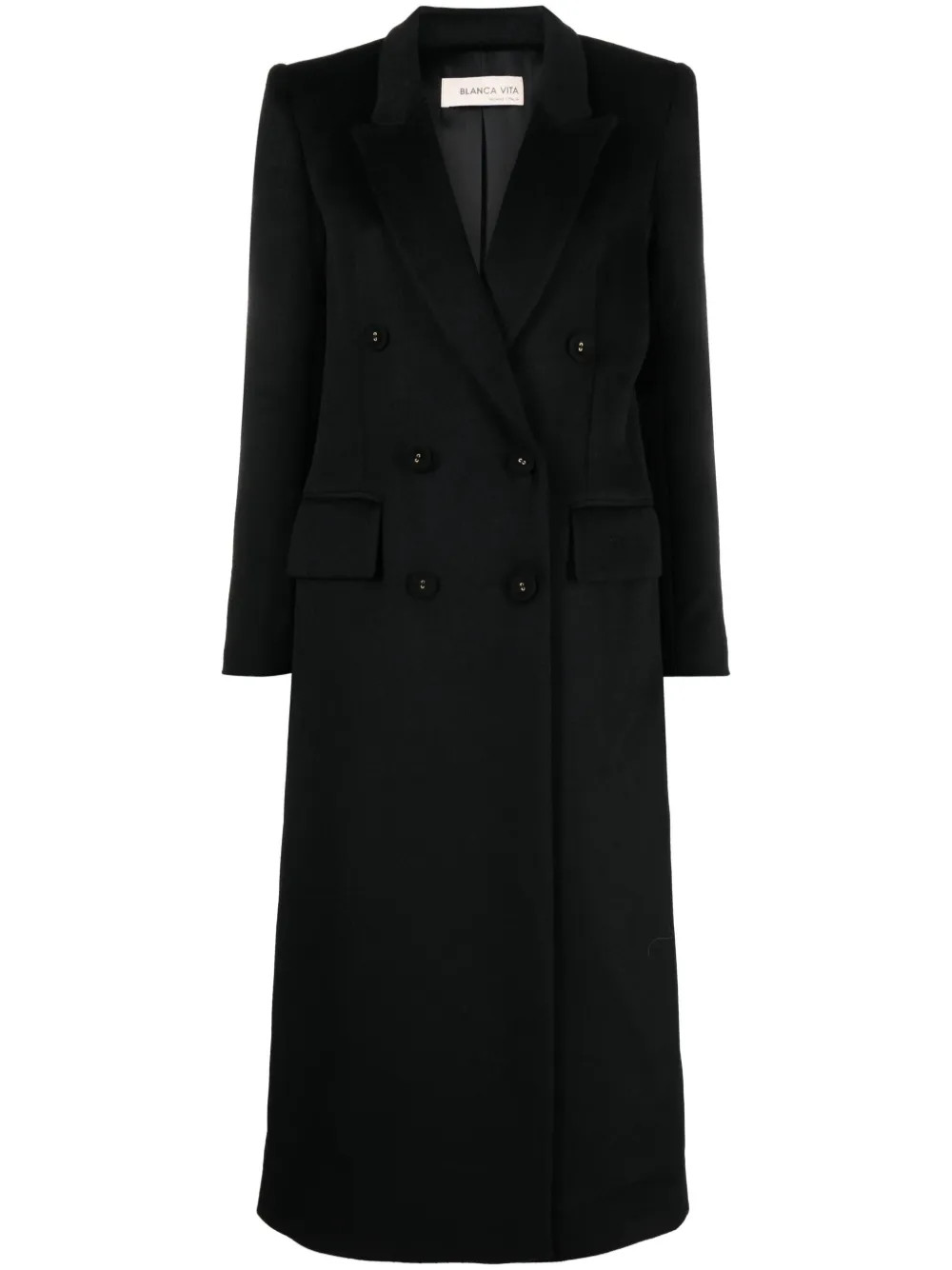 Blanca Vita Cobea double-breasted Coat - Farfetch | Farfetch Global