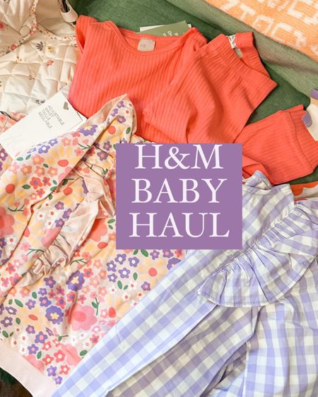 H&M baby girl clothing haul // quilted jacket, matching set, floral sweatshirt 

#LTKunder50 #LTKbaby