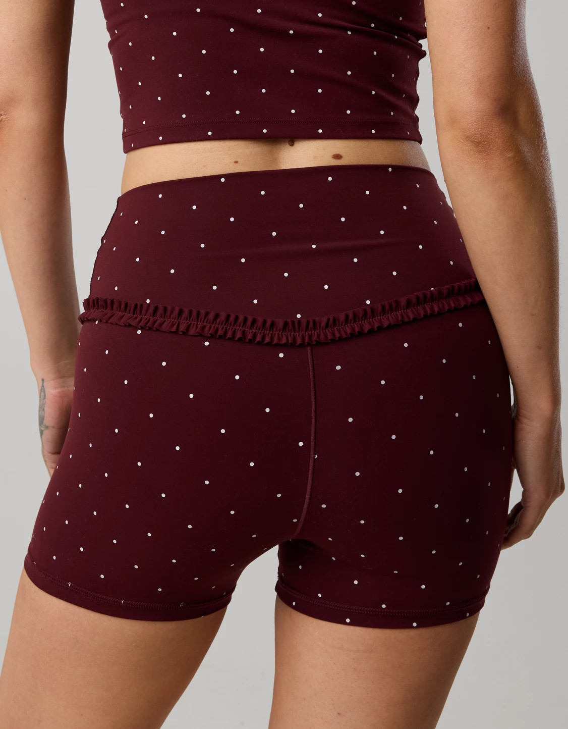 OFFLINE By Aerie Real Me XTRA High Waisted 3" Ruffle Bike Short | Aerie