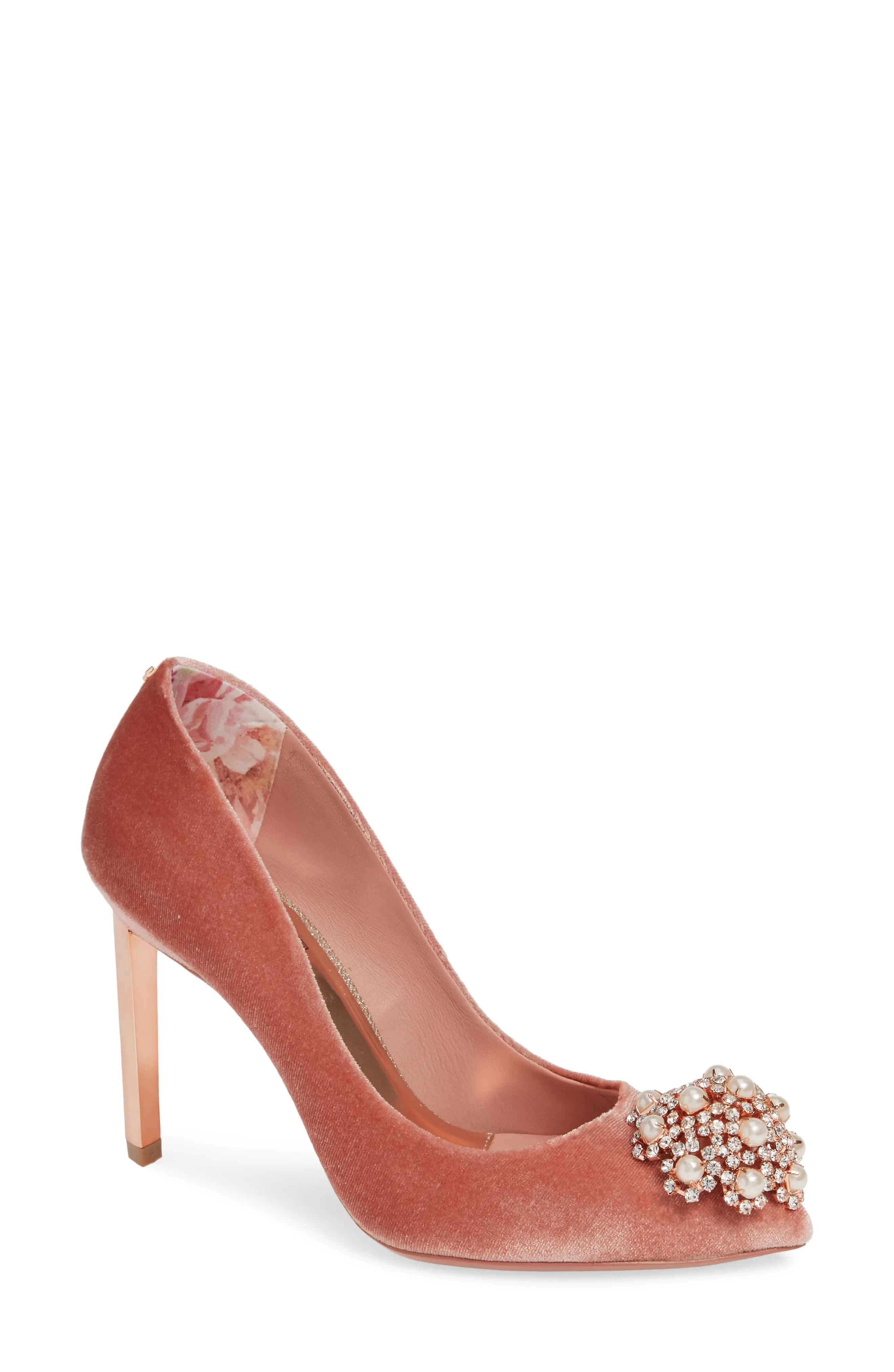 Ted Baker London Peetchv Embroidered Pump (Women) | Nordstrom