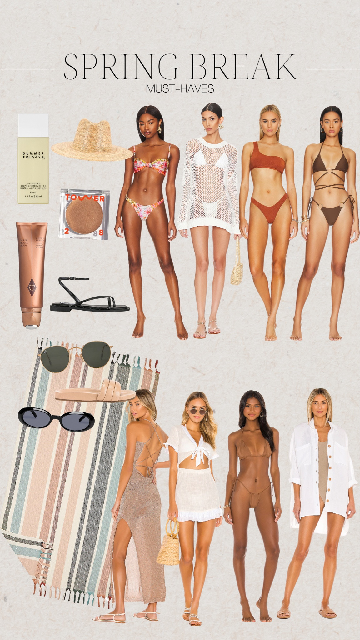 Revolve, spring break, beach day, spring outfits, new arrivals for spring, swimsuits, boat day, poolside, summer vacation, spring vacation 

#LTKunder50 #LTKunder100 #LTKSale