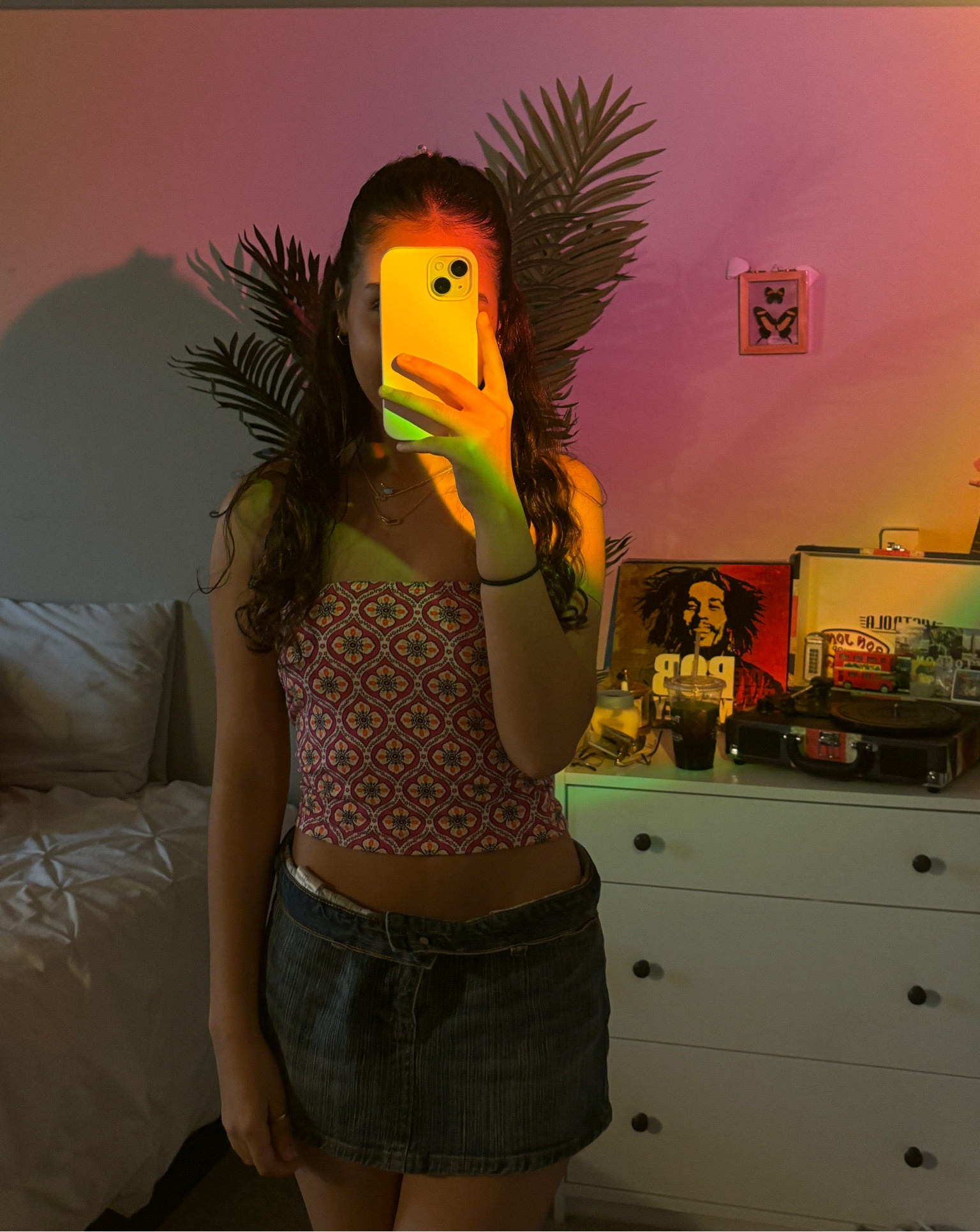 Skirt is from brandy Melville online:) 