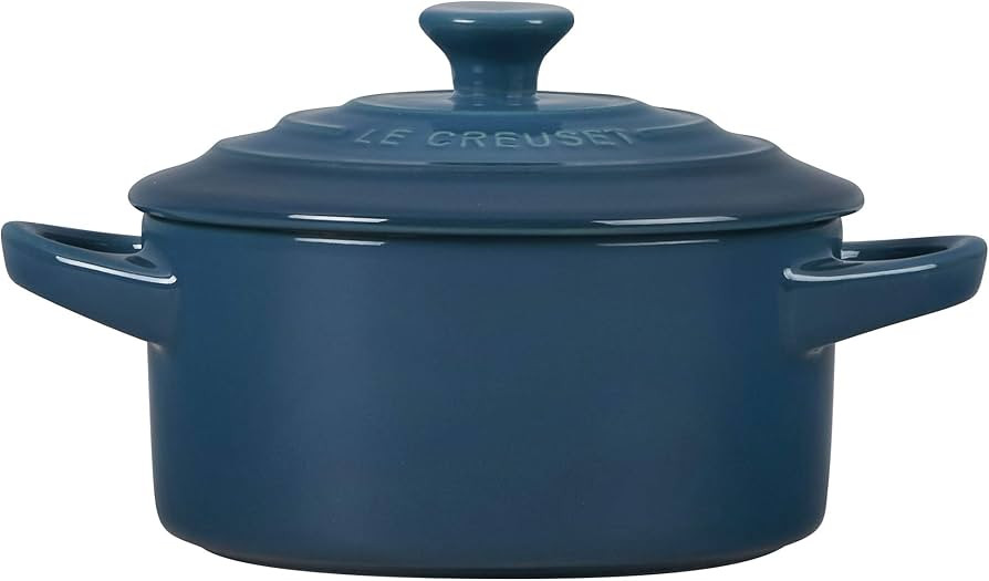 Le Creuset Stoneware Mini Round Cocotte, 8 oz., Deep Teal | Amazon (US)