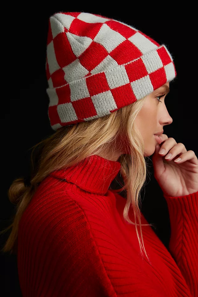 Checkered Beanie | Anthropologie (US)