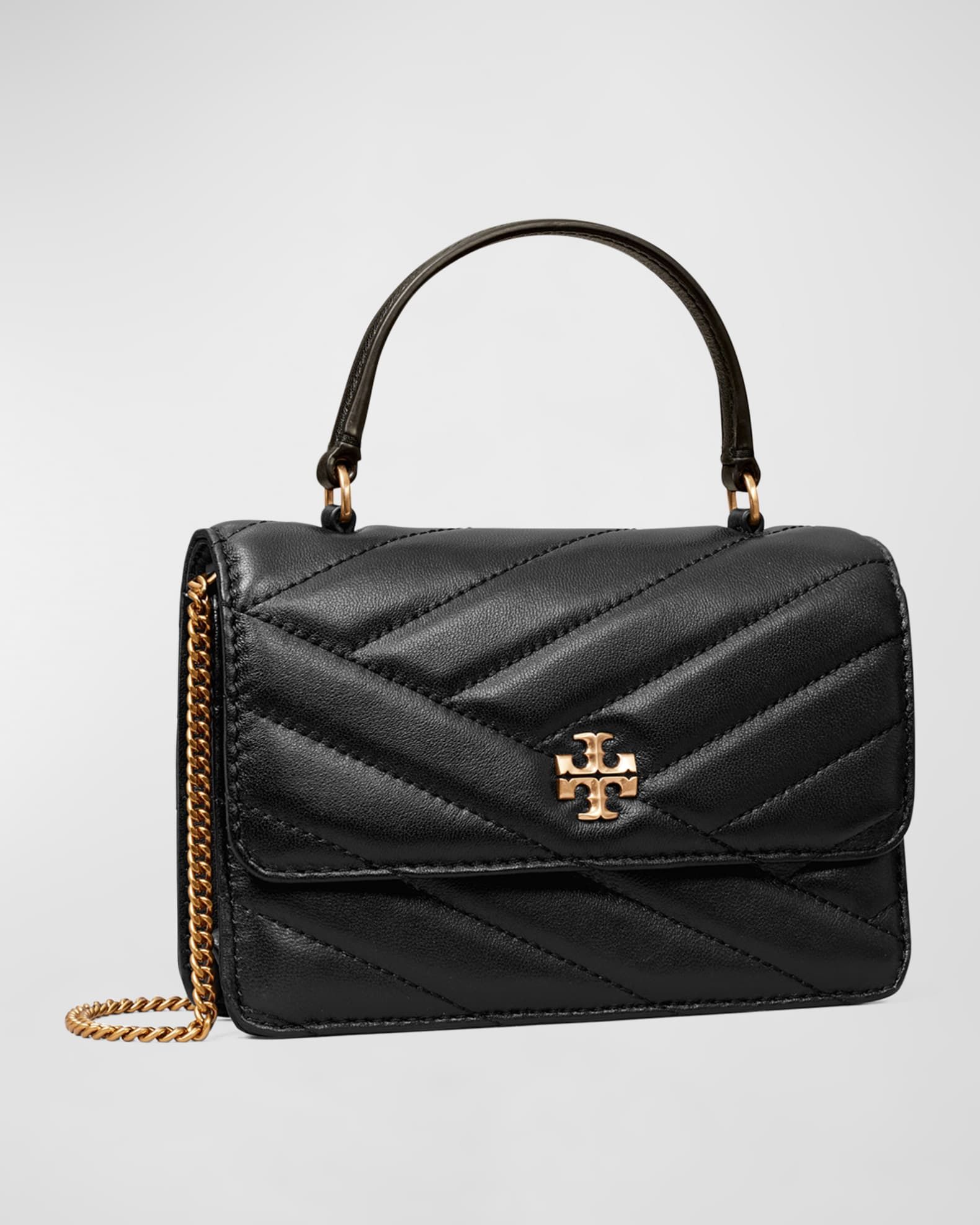 Kira Mini Quilted Top-Handle Bag | Neiman Marcus