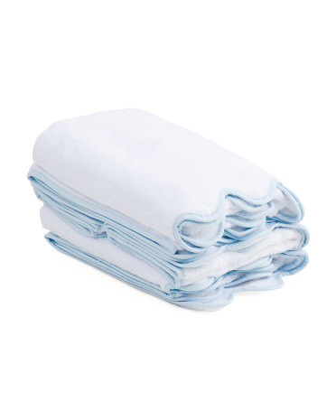 6pc Turkish Cotton Scalloped Edge Towel Set | TJ Maxx