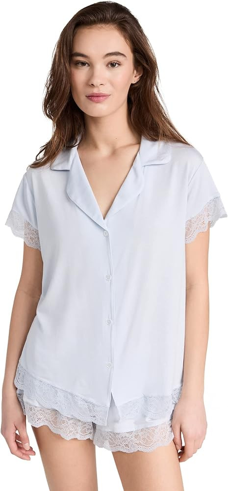 Eberjey Women's Malou Lace Shorts Pajama Set | Amazon (US)