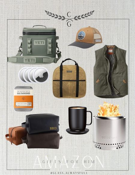 Amazon men’s gifts, gifts for him, men’s, men’s clothes, yeti, birthday gift for him, Christmas gift for him, jumper cables case, AirTags, fire pit, men’s coffee mug, men’s dop kit. Callie Glass  @glass_alwaysfull 


#LTKmens #LTKSeasonal #LTKGiftGuide