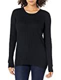 Amazon Essentials Women's Lightweight Long-Sleeve Cable Crewneck Sweater (Available in Plus Size) | Amazon (US)