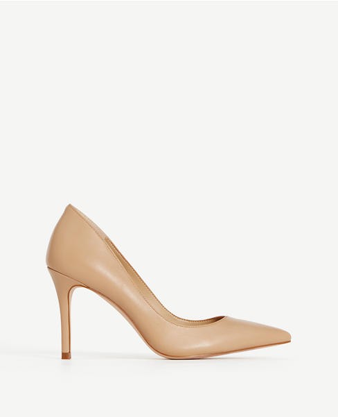 Mila Leather Pumps | Ann Taylor (US)