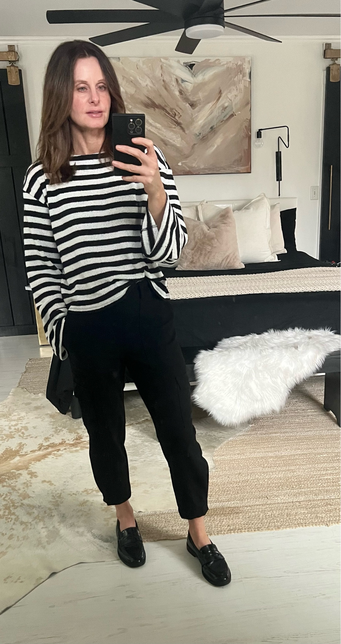 Wearing 2 in pants & S in sweater. Everything runs tts but has an oversized fit. 

#LTKstyletip #LTKunder100 #LTKunder50