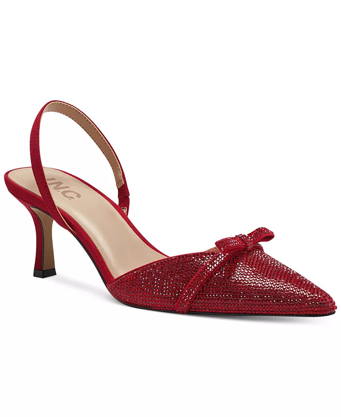 Women's Gelsey Slingback Kitten-Heel Pumps, Created for Macy's | Macy's
