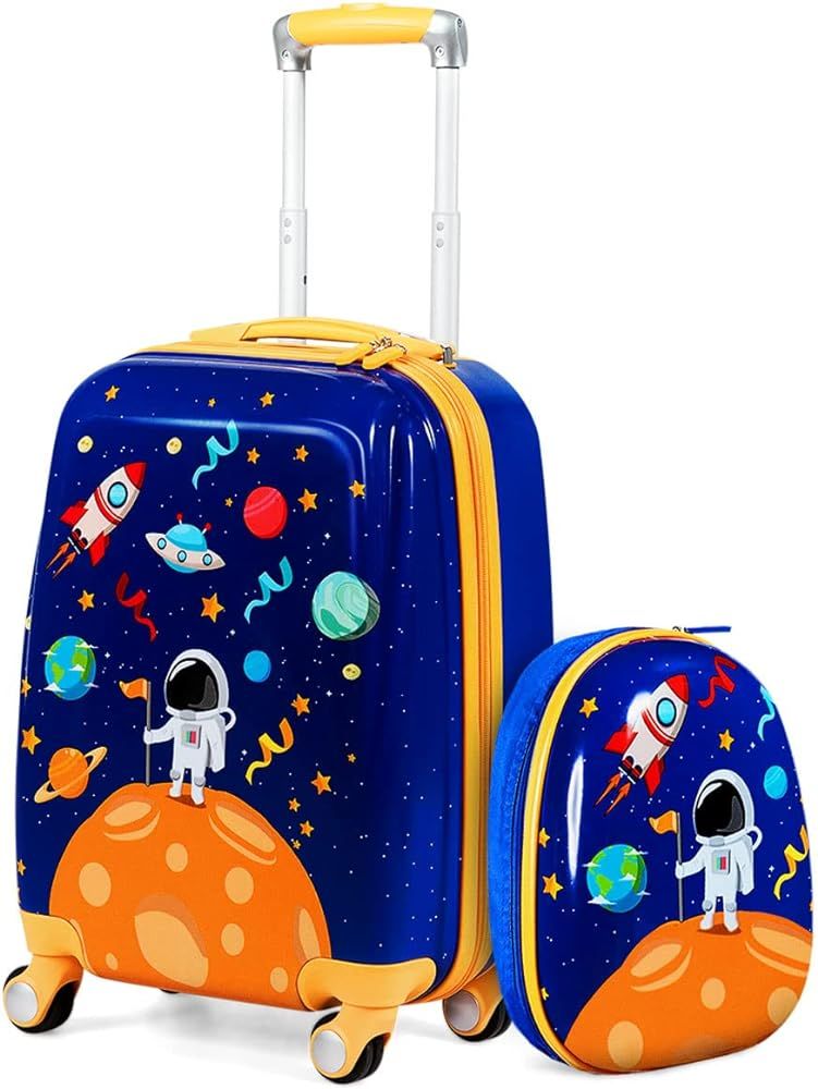 HONEY JOY 2 Pcs Kids Carry On Luggage | Amazon (US)