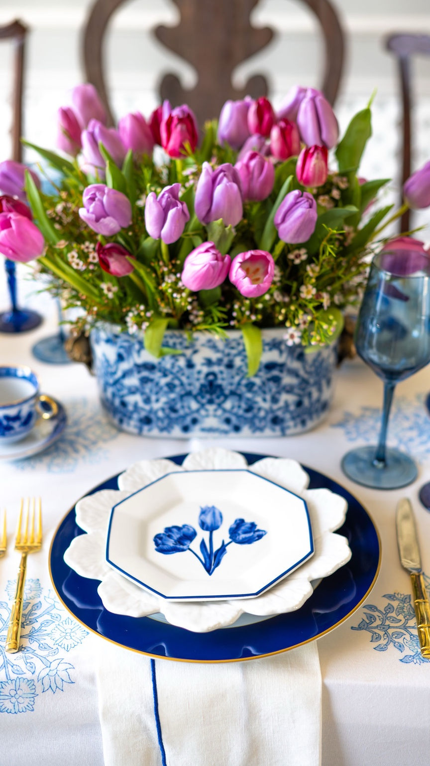 It’s never too early to get ready for  Spring entertaining! Tulip plates are perfect any time of the year and blue and white is a classic!💙
#blueandwhitechina #springtablescape #blueandwhitetable #springentertaining

#LTKSeasonal #LTKParties #LTKHome