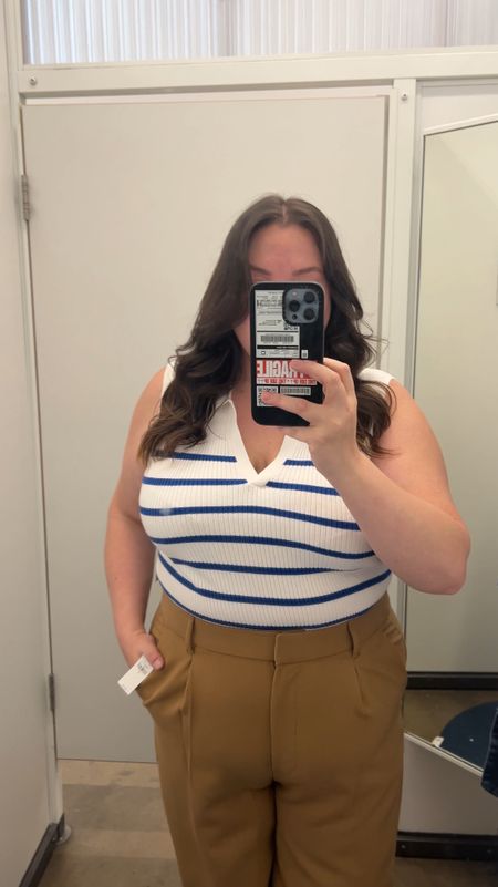 Plus size old navy try-on haul 

Outfit 1: 
Striped Top size XL 
Pants size XL 

Outfit 2: 
Dress size L

Outfit 3: 
Denim jacket size XL (bust is 38I & it buttoned over) 
Denim skirt size 14 (def ran big imo) 

Outfit 4/5:
Vest Size XL (thought it was a little big all over) 
Skirt size XL 
Blazer size XL 

Outfit 6: 
Top size XL 
Skirt size XL 


Plus size try ons
Plus size try on haul 
Old navy try on 
Old navy spring 
Spring fashion 
Plus size spring fashion 

#LTKStyleTip #LTKFindsUnder100