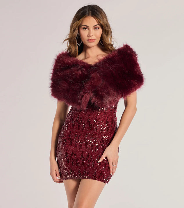 Ms. Diva Faux Fur Shawl | Windsor Stores