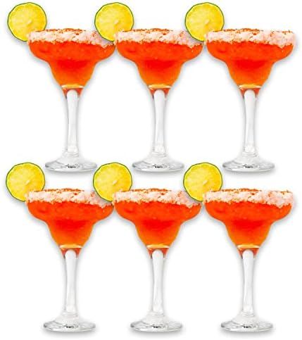 Vikko Margarita Glasses, 10 Ounce, Crystal Clear Set of 6 Margarita Glasses, Elegant Glassware for M | Amazon (US)