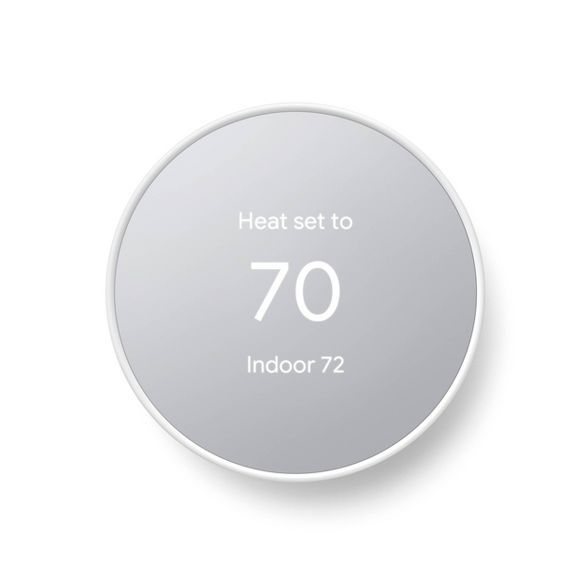 Google Nest Thermostat Cotton Snow | Target