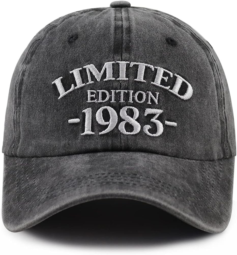 XacaYuerp Limited Edition 1983 Baseball Hats for Men Women, 40th Birthday Decorations Party Hat, ... | Amazon (US)