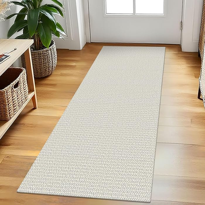 EARTHALL Woven Runner Rug 2x5 Ft Washable Runners for Hallways Cotton Rubber Backed Kitchen Runne... | Amazon (CA)