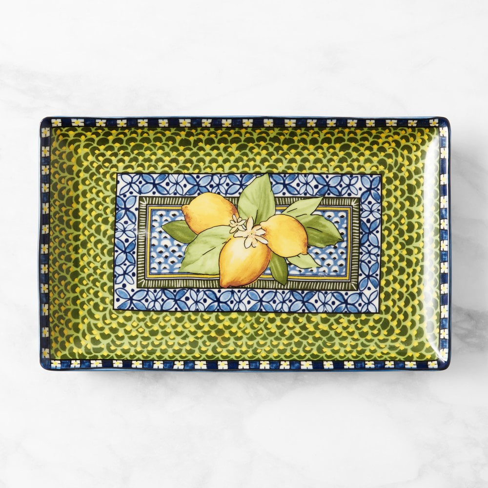 Sicily Ceramic Medium Rectangular Platter | Williams-Sonoma