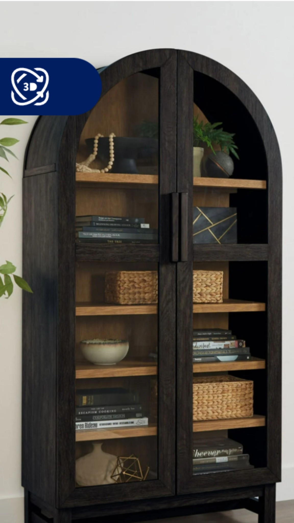 The arch cabinet is perfect behind a desk, in your kitchen, or next to a TV.  📺 

#LTKStyleTip #LTKFamily #LTKU