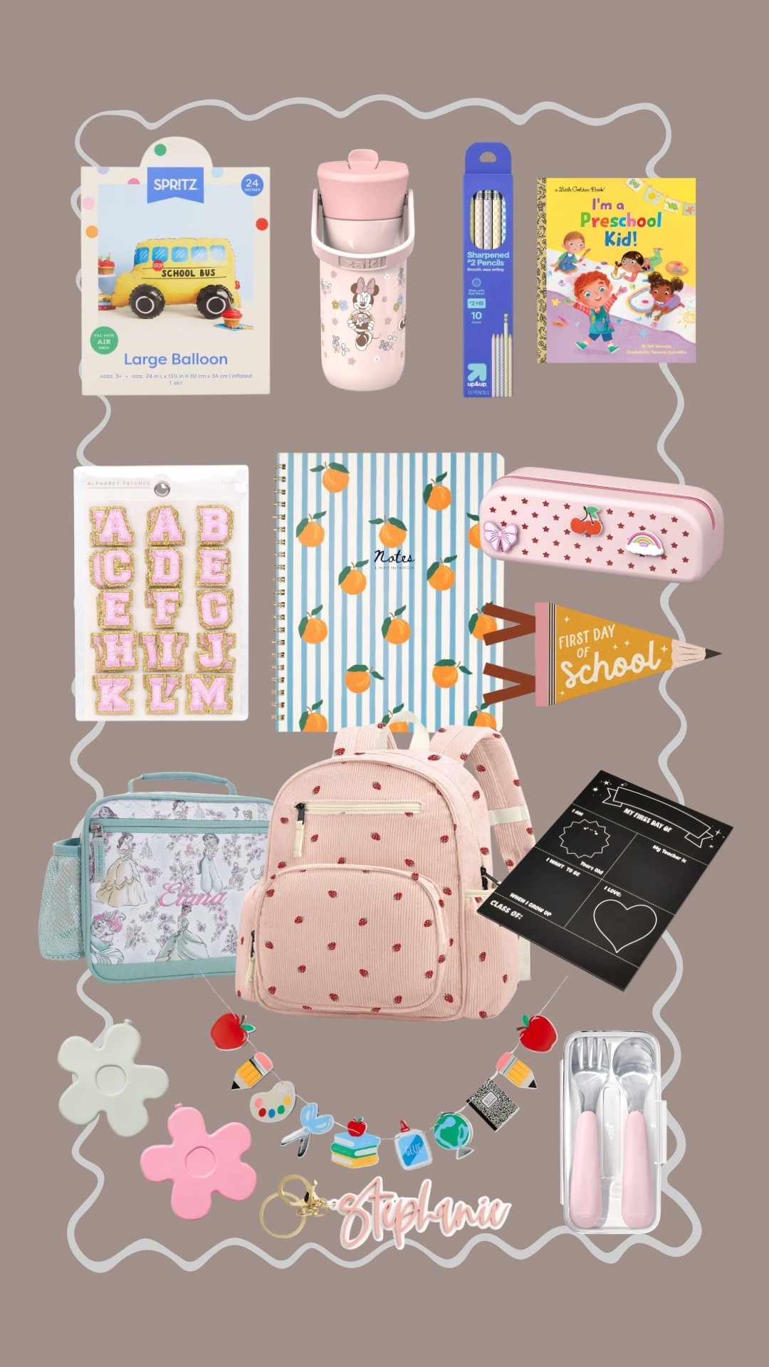 My back to school purchases from my reel 8.3.26 🍎🚌