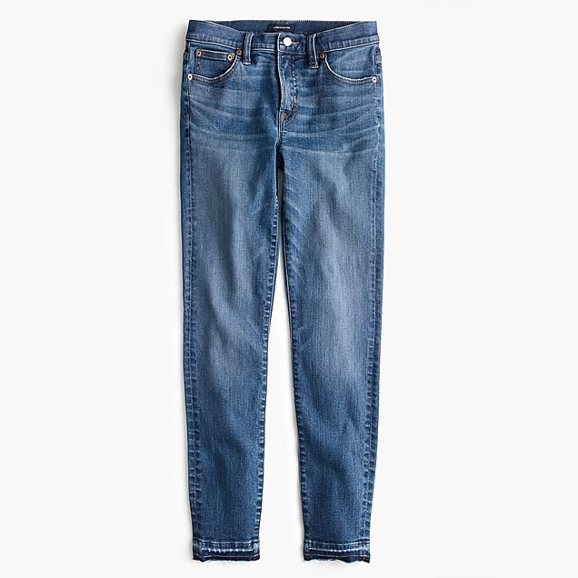 8" toothpick jean with let-down hem in bright medium wash | J. Crew US