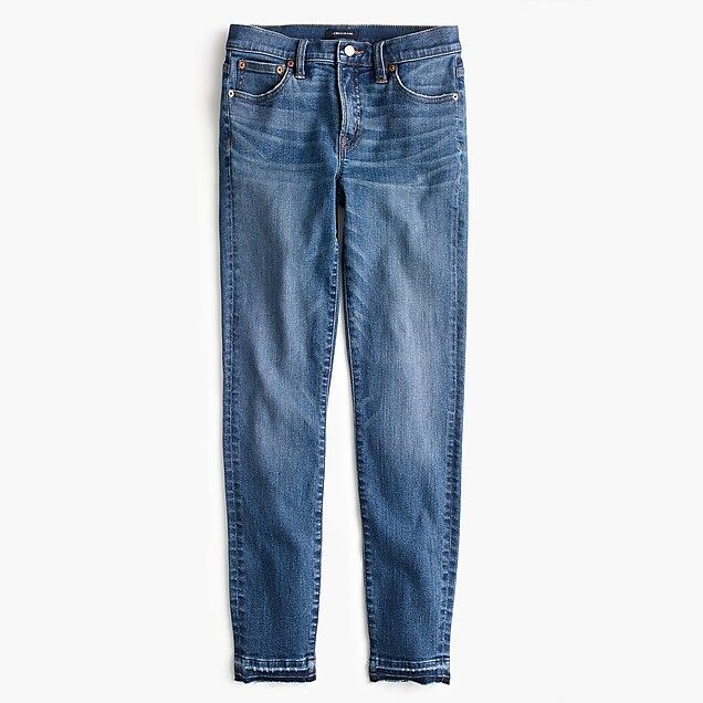 8" toothpick jean with let-down hem in bright medium wash | J.Crew US