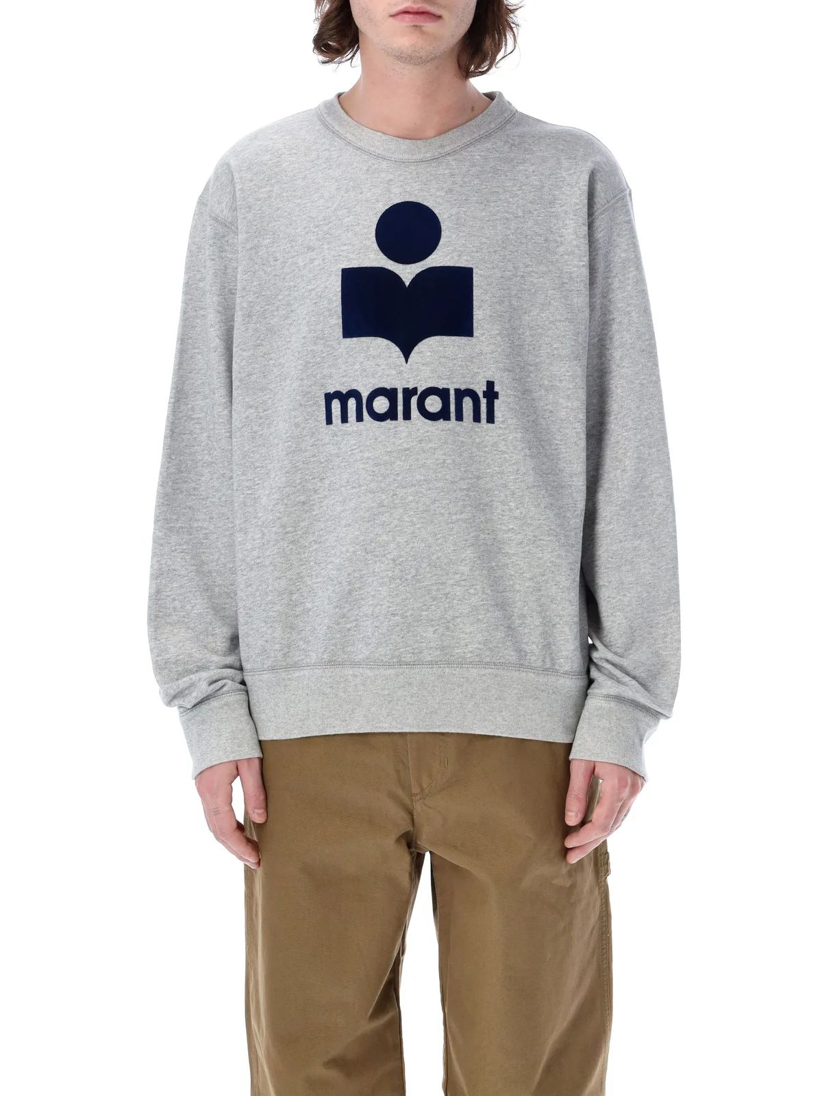 Isabel Marant Logo Printed Crewneck Sweatshirt | Cettire Global