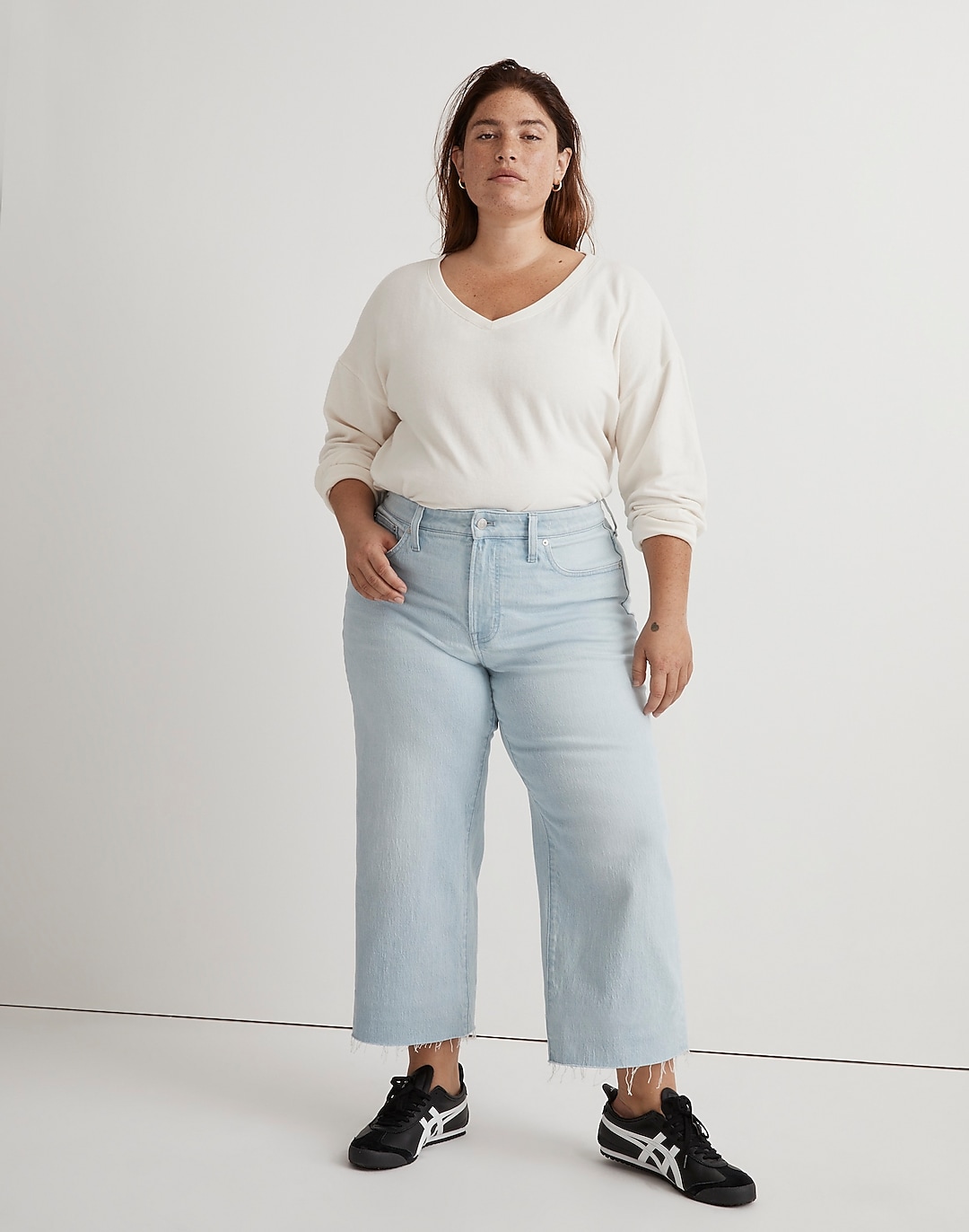 The Plus Perfect Vintage Wide-Leg Crop Jean | Madewell