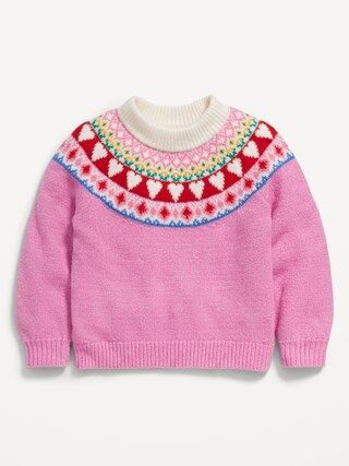 Fair Isle Sweater for Toddler Girls | Old Navy (CA)
