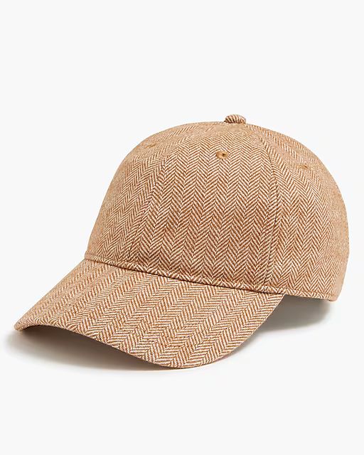 Herringbone baseball cap | J.Crew Factory