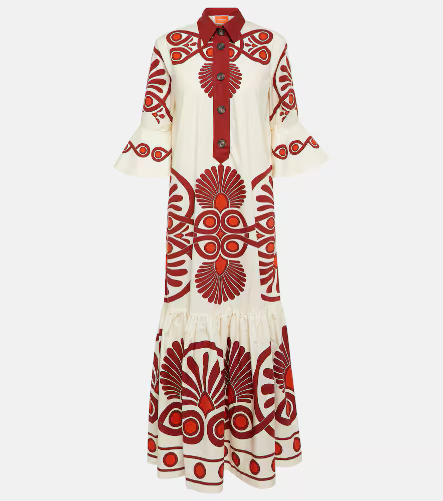 La DoubleJ Artemis printed cotton poplin maxi dress | Mytheresa (US/CA)
