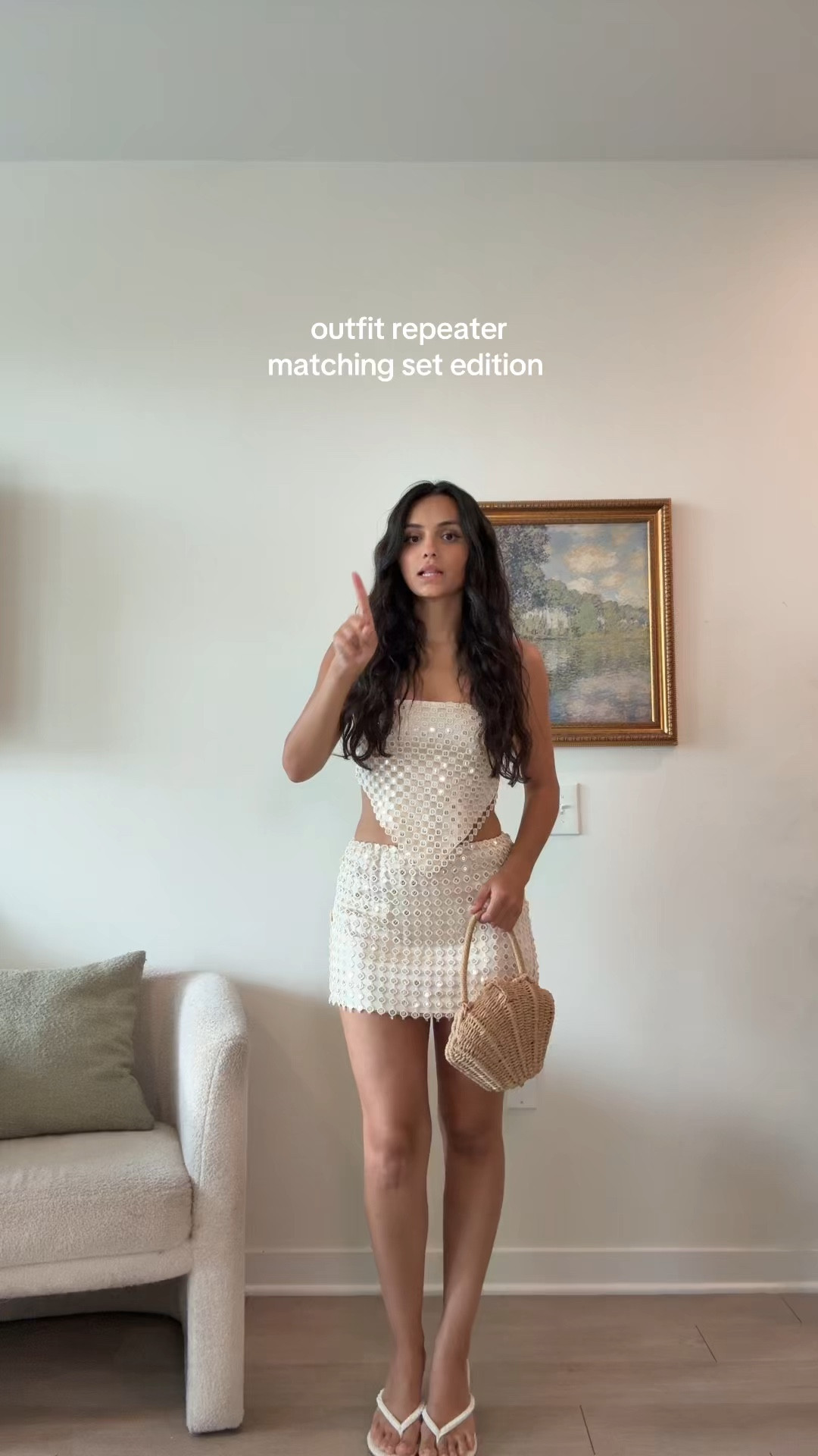One matching set unlimited outfit combinations 
*wearing a size small on top & bottom