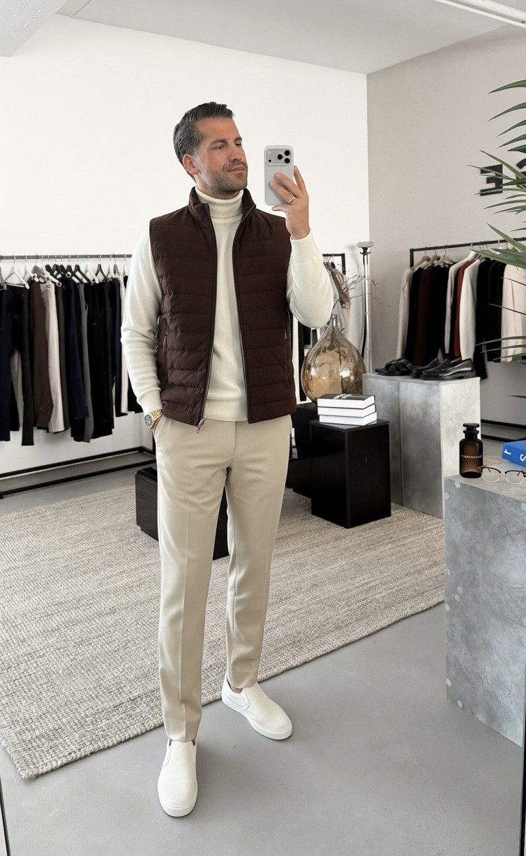 How to style a vest for Spring. 

#LTKeurope #LTKherren #LTKstyletip