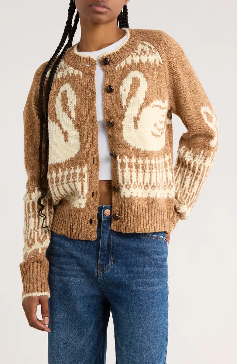 Blu Pepper Swan Button Cardigan | Nordstromrack | Nordstrom Rack