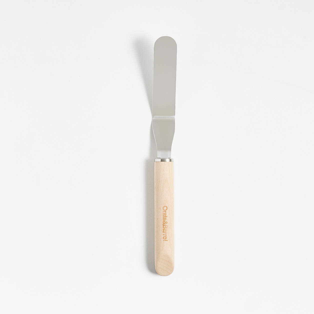 Crate & Barrel Small Offset Spatula with Beechwood handle + Reviews | Crate & Barrel | Crate & Barrel