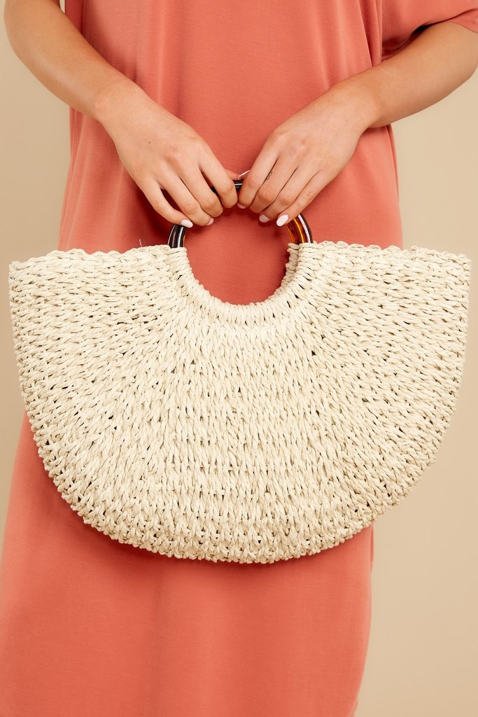 Going To Be Good Ivory Bag | Red Dress 