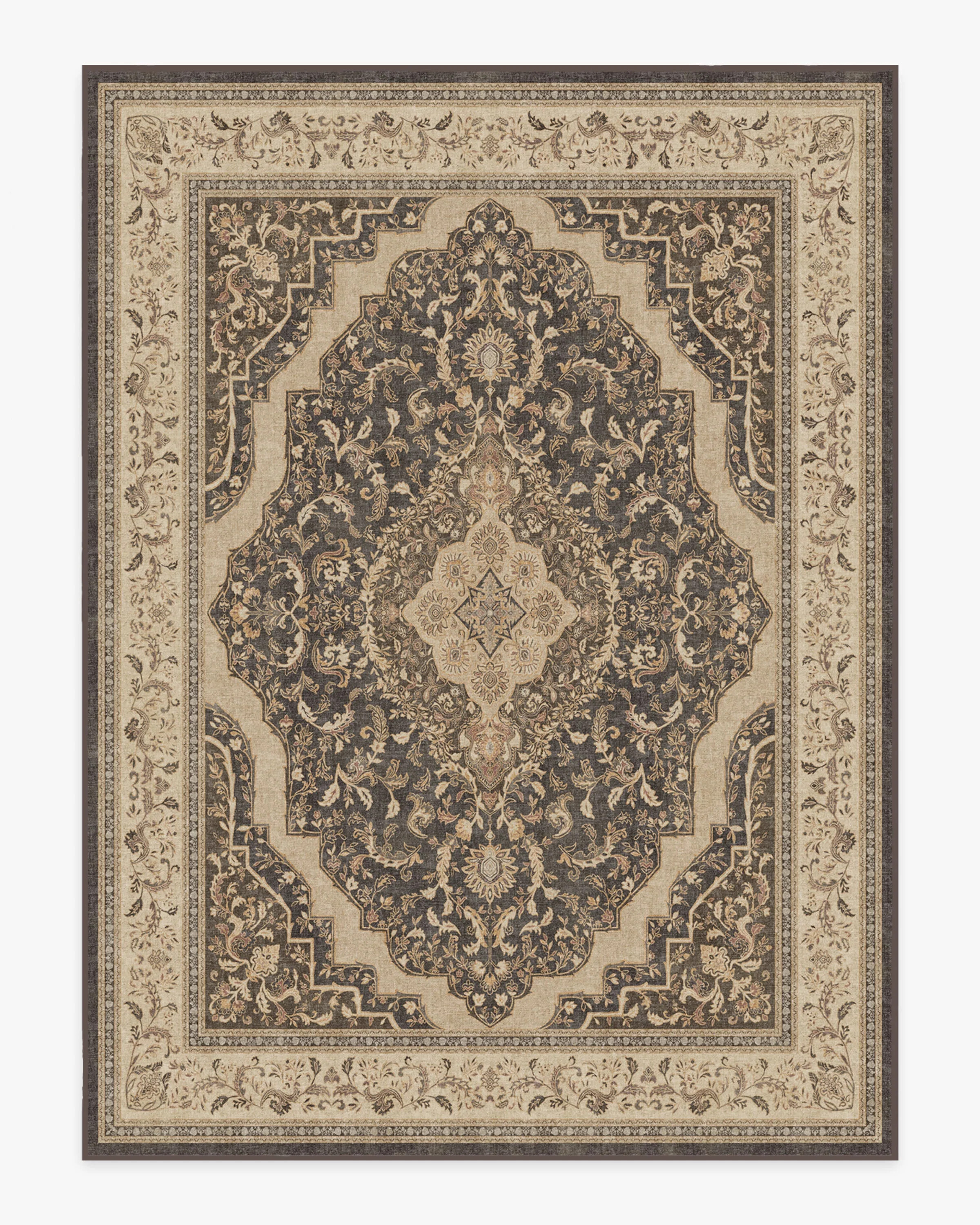 Adeline Dark Wood Rug | Ruggable