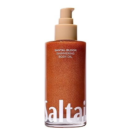 Saltair Shimmering Body Oil - Santal Bloom Scented Dry Oil Moisturizer with Light-Reflecting Pear... | Amazon (US)