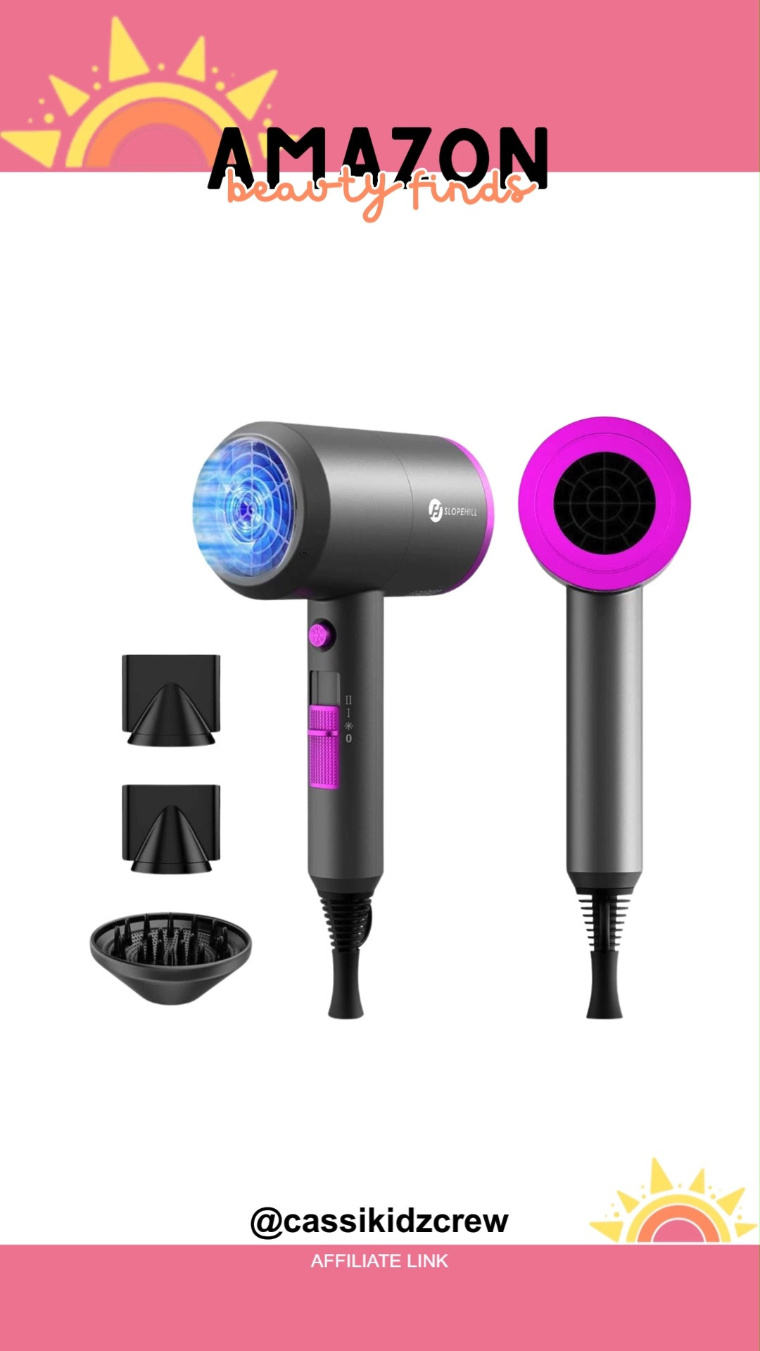 Style meets speed with the Professional Ionic Hair Dryer that delivers smooth strands and shiny results while keeping frizz under control. Lightweight, powerful, and ready to upgrade your routine 💇‍♀️⚡🎀

#hairdryer #ionichairdryer #hairstylingtools #beautytech #haircare #blowdryer #professionalhairdryer #salonstyle #beautyfinds #hairstyling 

 #LTKgrwm #LTKSaleAlert #LTKBeauty