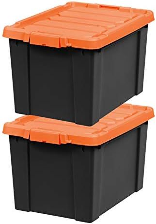 IRIS USA 19 Gallon Heavy-Duty Plastic Storage Bins, Store-It-All Container Totes with Durable Lid... | Amazon (US)