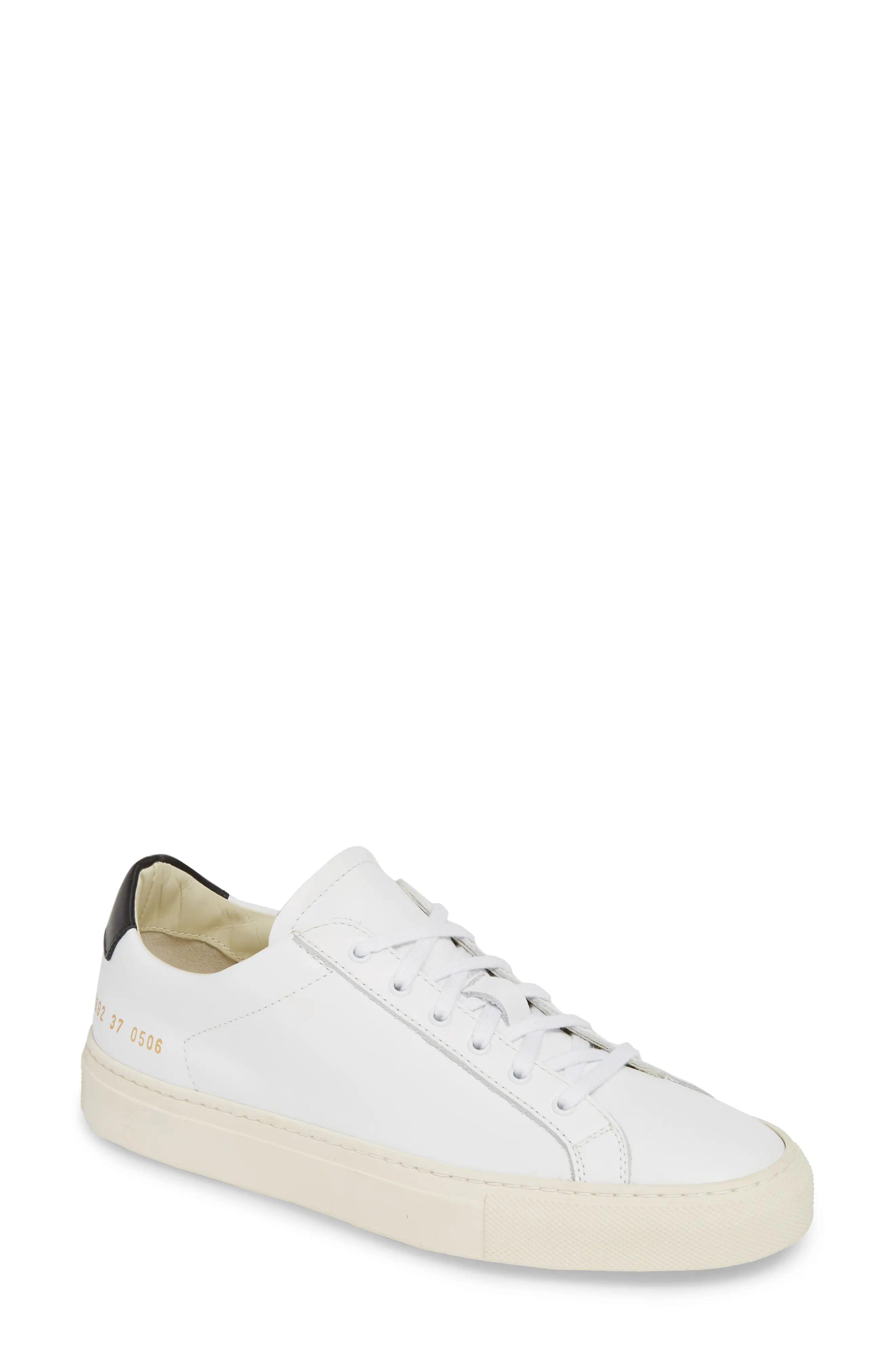 Women's Common Projects Retro Low Top Sneaker, Size 11US - White | Nordstrom
