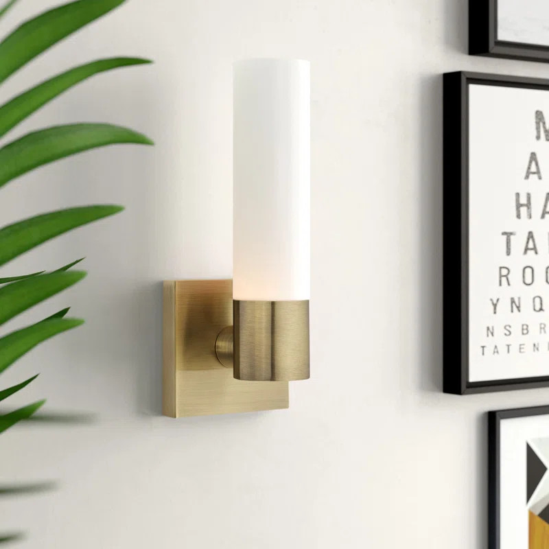 Kneeland Steel Armed Sconce | Wayfair North America